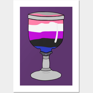 Genderfluid Goblet Posters and Art